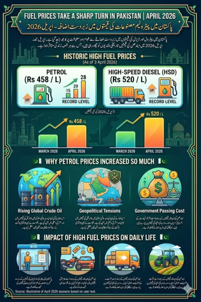 Petrol Price In Pakistan Today 3 April 2026 (Latest Update, Increase & Impact) 