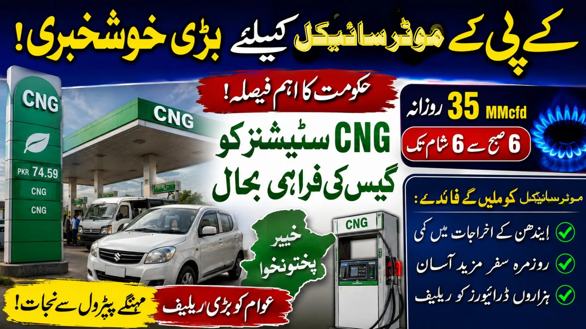 Big Relief for Motorists in KP Despite High Fuel Prices