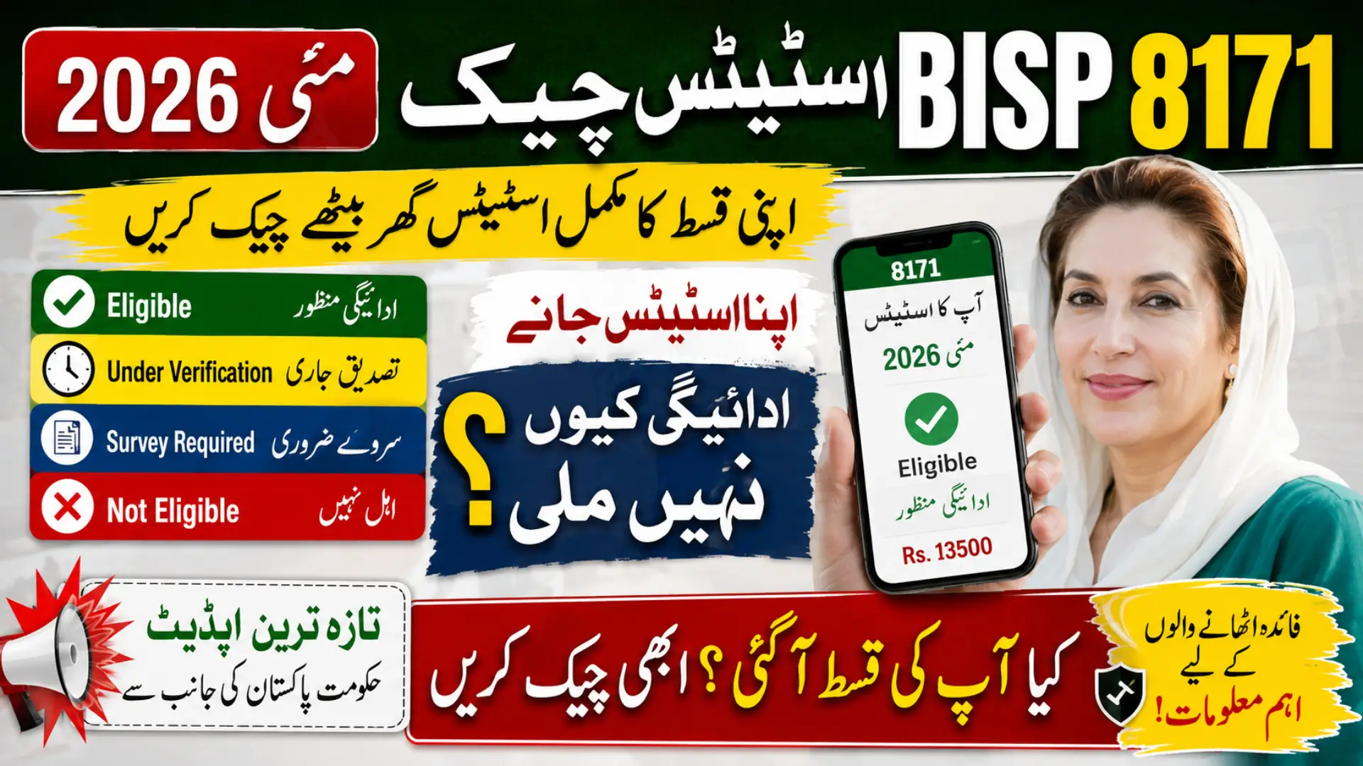 BISP 8171 Status Check For July 2026 Payment