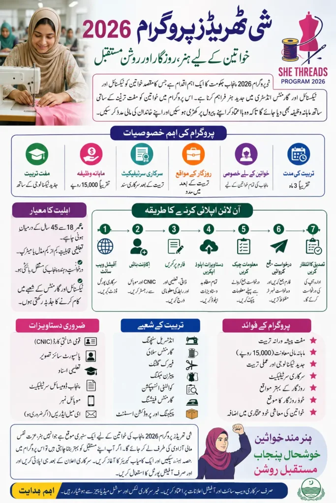 She Threads Apply Online Step by Step Full Details