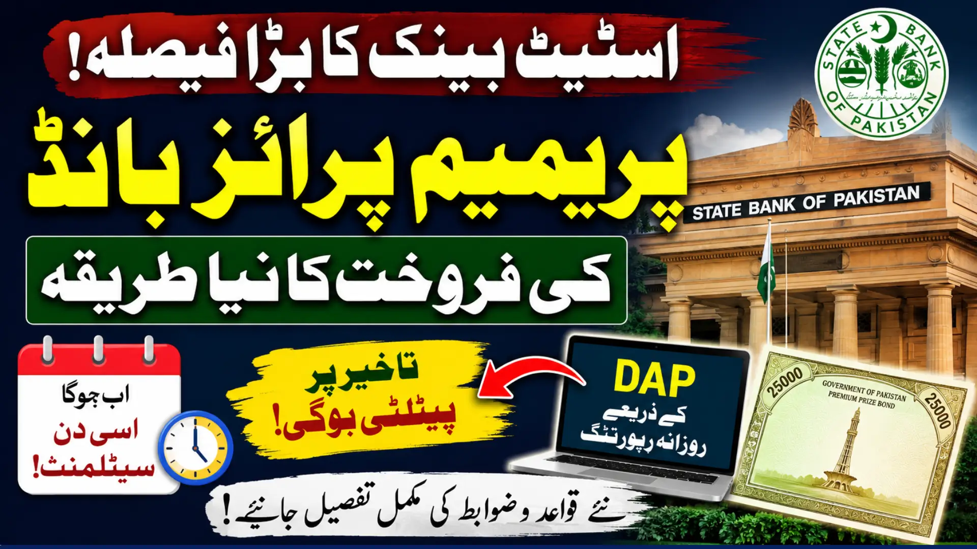 Banks Directed to Complete Daily Settlement of Prize Bond Transactions